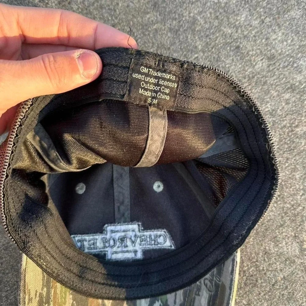 Vintage Camo‎ Chevrolet Logo Fitted Hat